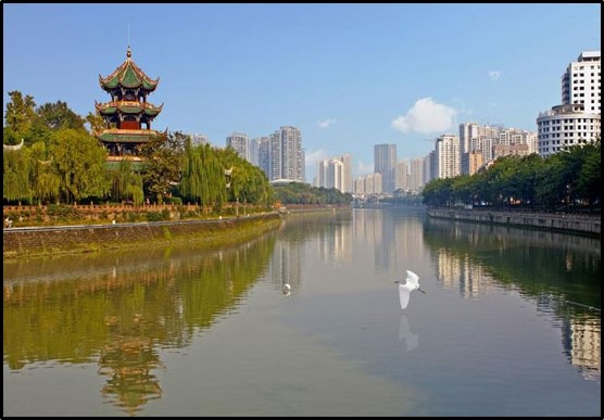 راز کاخ قرزمز رنگ شهر چنگدو چین