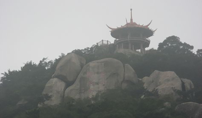 منظره زیبای Queshi در شانتو چین